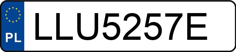 Numer rejestracyjny LLU 5257E posiada MERCEDES-BENZ CLA 250 - LLU5257E
