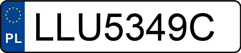 Numer rejestracyjny LLU 5349C posiada AUDI A6 2.4 Kat. MR`04 E3 4F A6 2.4 Kat. MR`04 E3 4F - LLU5349C
