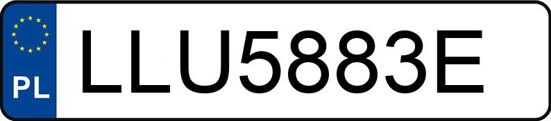 Numer rejestracyjny LLU 5883E posiada AUDI A4 - LLU5883E Numer rejestracyjny LLU 5883E posiada AUDI A4 - LLU5883E