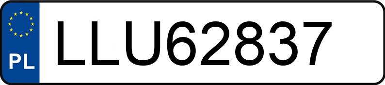 Numer rejestracyjny LLU 62837 posiada KIA Carens 2.0 MR`06 E4 Carens 2.0 MR`06 E4 - LLU62837