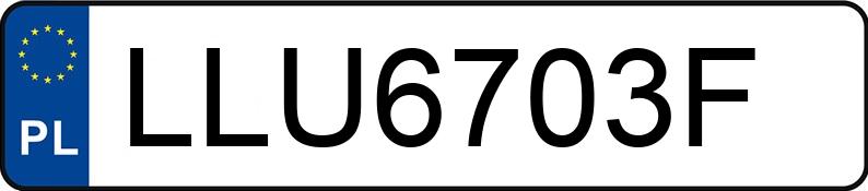 Numer rejestracyjny LLU 6703F posiada FORD FIESTA JA8 - LLU6703F