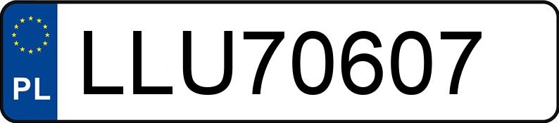 Numer rejestracyjny LLU 70607 posiada FSM 126p FL 650 - LLU70607