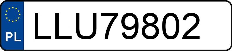 Numer rejestracyjny LLU 79802 posiada MERCEDES-BENZ 200 D 124 200D - LLU79802