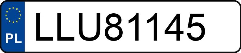 Numer rejestracyjny LLU81145 posiada BMW 320i Coupe Kat. E36 320i Coupe Kat. E36