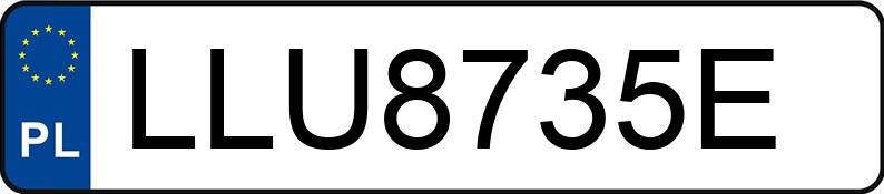 Numer rejestracyjny LLU 8735E posiada AUDI A6 Avant 3.0 TDi MR`11 E5 4G A6 Avant 3.0 TDi MR`11 E5 4G - LLU8735E