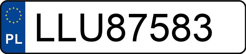 Numer rejestracyjny LLU87583 posiada BMW Seria 5 523i Kat. MR`95 E39