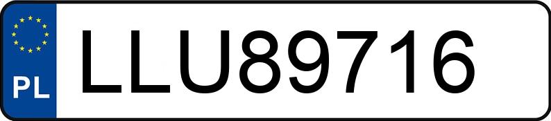 Numer rejestracyjny LLU 89716 posiada CITROEN BERLINGO - LLU89716