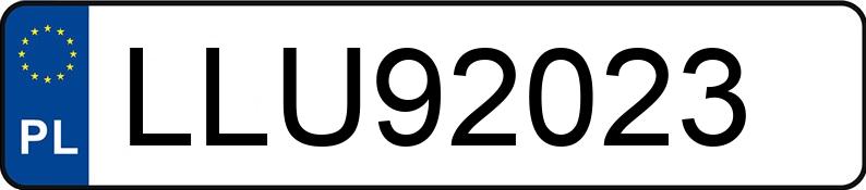 Numer rejestracyjny LLU 92023 posiada VOLVO FH VTA3T - LLU92023