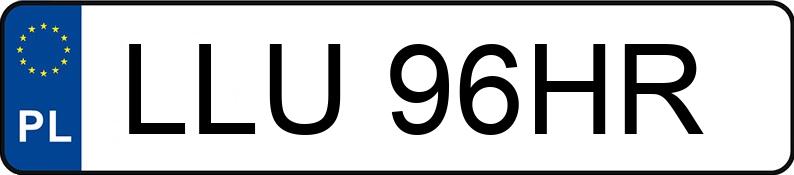 Numer rejestracyjny LLU 96HR posiada RENAULT LAGUNA 1,9 DTI - LLU96HR