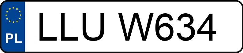 Numer rejestracyjny LLU W634 posiada BMW 318 KAT - LLUW634 Numer rejestracyjny LLU W634 posiada BMW 318 KAT - LLUW634