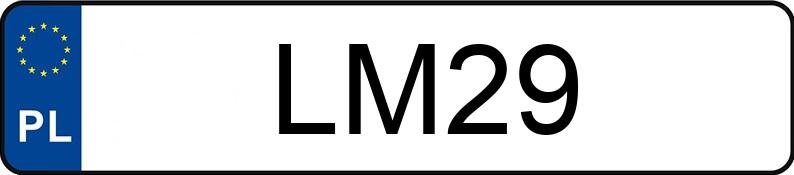 Numer rejestracyjny LM 29 posiada DODGE Grand Caravan 3.6 Kat. MR`11 SXT Aut. - LM29