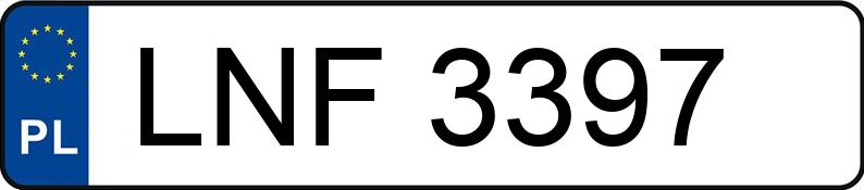 Numer rejestracyjny LNF 3397 posiada FSO-WARSZAWA POLONEZ CARO 1.6 - LNF3397