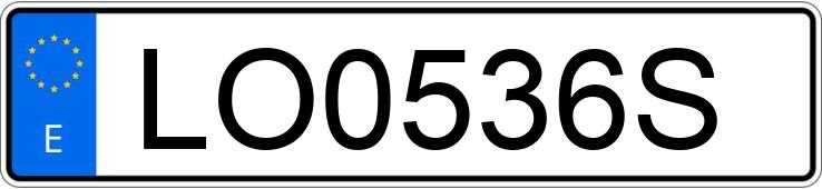 Numer rejestracyjny LO0536S posiada HYUNDAI ACCENT