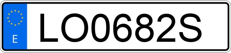 Numer rejestracyjny LO0682S posiada OPEL ASTRA