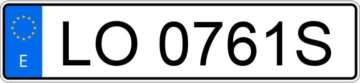 Numer rejestracyjny LO0761S posiada AUDI A4