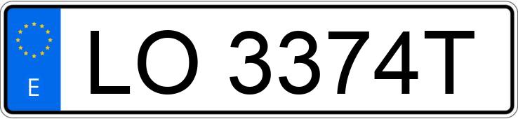 Numer rejestracyjny LO3374T posiada TOYOTA LAND CRUISER Numer rejestracyjny LO3374T posiada TOYOTA LAND CRUISER