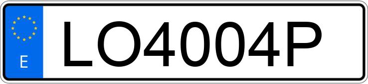 Numer rejestracyjny LO4004P posiada CITROEN BERLINGO