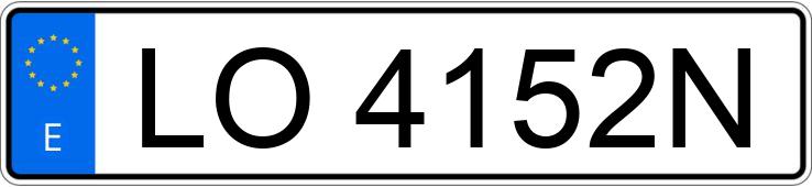 Numer rejestracyjny LO4152N posiada LAND ROVER DEFENDER