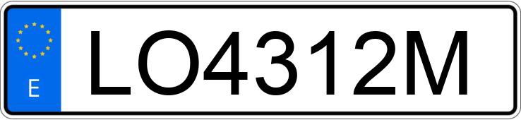 Numer rejestracyjny LO4312M posiada OPEL ASTRA