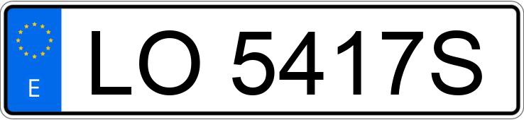 Numer rejestracyjny LO5417S posiada BMW SERIE 3