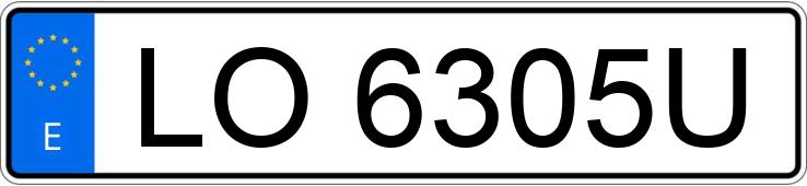 Numer rejestracyjny LO6305U posiada AUDI A4 Numer rejestracyjny LO6305U posiada AUDI A4