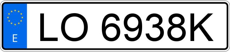 Numer rejestracyjny LO6938K posiada VOLKSWAGEN GOLF Numer rejestracyjny LO6938K posiada VOLKSWAGEN GOLF