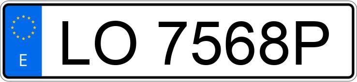 Il numero di registrazione LO7568P ha CITROEN XANTIA