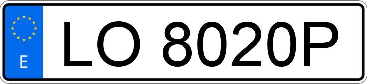 Numer rejestracyjny LO8020P posiada RENAULT LAGUNA Numer rejestracyjny LO8020P posiada RENAULT LAGUNA