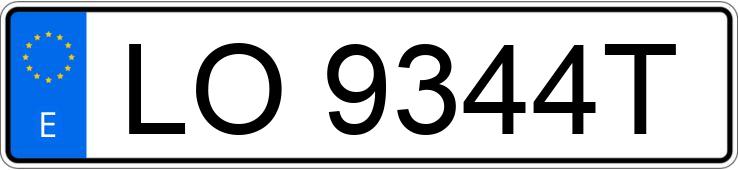 Numer rejestracyjny LO9344T posiada SEAT CORDOBA Numer rejestracyjny LO9344T posiada SEAT CORDOBA