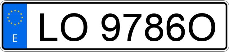 Numer rejestracyjny LO9786O posiada BMW SERIE 5 Numer rejestracyjny LO9786O posiada BMW SERIE 5