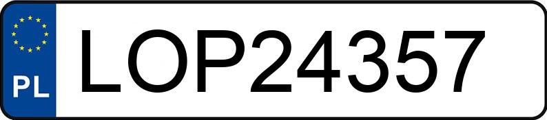Numer rejestracyjny LOP 24357 posiada HONDA JAZZ - LOP24357 Numer rejestracyjny LOP 24357 posiada HONDA JAZZ - LOP24357