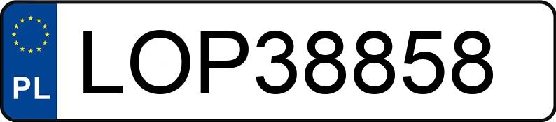 Numer rejestracyjny LOP 38858 posiada NISSAN QASHQAI 1.5 DCI - LOP38858