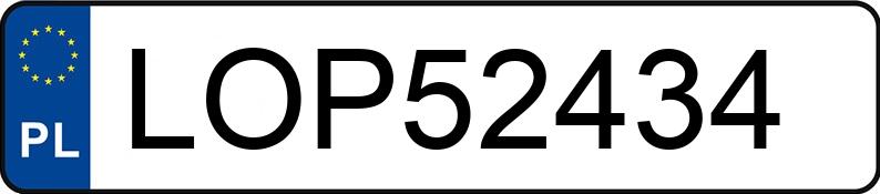 Numer rejestracyjny LOP 52434 posiada RENAULT Megane Sedan 2.0 MR`03 E3 Luxe Privilege Aut. - LOP52434