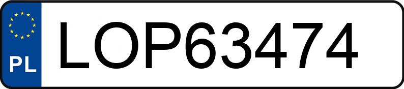 Numer rejestracyjny LOP 63474 posiada VOLVO V90 - LOP63474 Numer rejestracyjny LOP 63474 posiada VOLVO V90 - LOP63474