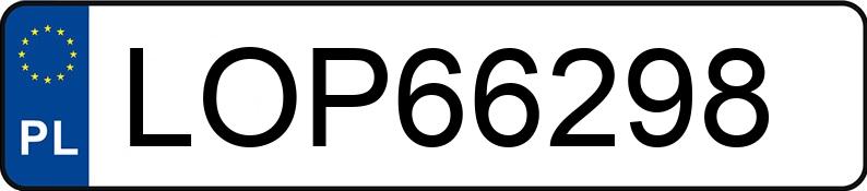 Numer rejestracyjny LOP 66298 posiada BMW 1ER REIHE - LOP66298