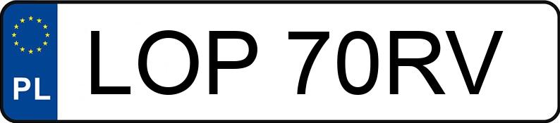 Numer rejestracyjny LOP 70RV posiada SCHMITZ CARGOBULL  SCB*S3B - LOP70RV
