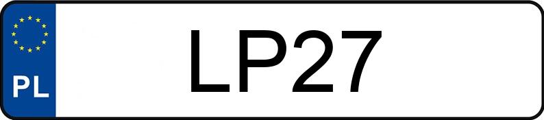 Numer rejestracyjny LP 27 posiada CLENET SERIES III ASHA - LP27