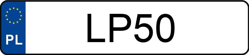 Numer rejestracyjny LP 50 posiada AUDI A6 2.0 TFSI MR`15 E6 4G S tronic - LP50