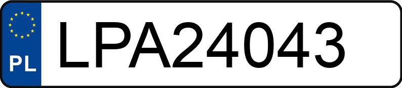 Numer rejestracyjny LPA 24043 posiada BMW 530i Kat. MR`01 E39 530i Kat. MR`01 E39 - LPA24043