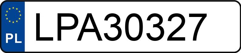 Numer rejestracyjny LPA30327 posiada VOLKSWAGEN Passat B6 2.0 TDI MR`05 E4 Highline