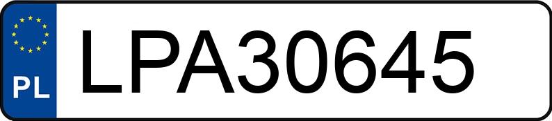 Numer rejestracyjny LPA 30645 posiada BMW 320i MR`12 E5 F30 320i MR`12 E5 F30 - LPA30645 Numer rejestracyjny LPA 30645 posiada BMW 320i MR`12 E5 F30 320i MR`12 E5 F30 - LPA30645