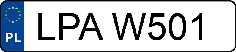 Numer rejestracyjny LPA W501 posiada SKODA FABIA - LPAW501