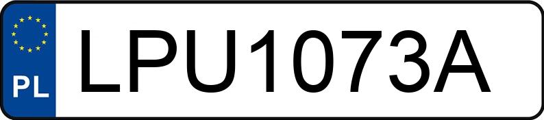 Numer rejestracyjny LPU 1073A posiada VOLVO FH FH 4XT - LPU1073A