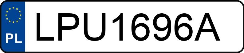 Numer rejestracyjny LPU 1696A posiada SKODA OCTAVIA 1Z - LPU1696A