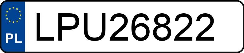 Numer rejestracyjny LPU 26822 posiada BMW 728 - LPU26822