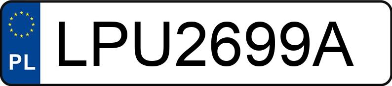 Numer rejestracyjny LPU 2699A posiada SEAT Leon 2.0 TDI-CR MR`13 E5 5F FR S&S DSG - LPU2699A