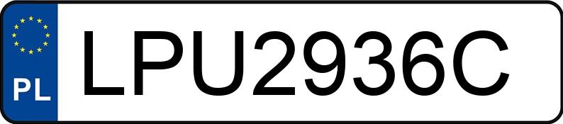 Numer rejestracyjny LPU 2936C posiada TOYOTA GT 86 2.0 MR`15 E6 Premium Aut. - LPU2936C