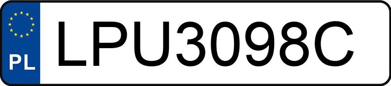 Numer rejestracyjny LPU 3098C posiada AUDI A6 2.4 Kat. C4 A6 2.4 Kat. C4 - LPU3098C