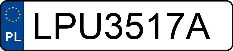 Numer rejestracyjny LPU 3517A posiada TOYOTA Yaris 1.0 MR`03 E4 Base - LPU3517A