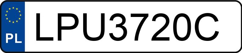 Numer rejestracyjny LPU 3720C posiada AUDI A4 - LPU3720C